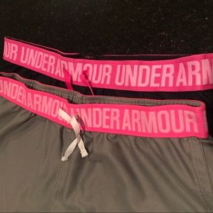 2 pair Under Armour Running Shorts